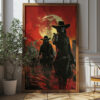 Deadly Cowgirls Art Poster