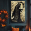 Grim Reaper - The Eternal Harvester Halloween Poster (300 Dpi, 24x36 Inches)