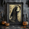 Grim Reaper - The Eternal Harvester Halloween Poster (300 Dpi, 24x36 Inches)