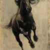 Majestic Black Horse Poster