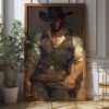 Hot Cowboy Poster