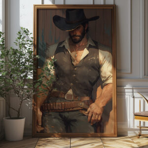 Hot Cowboy Poster