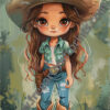 Country Sweetheart: The Adorable Cowgirl