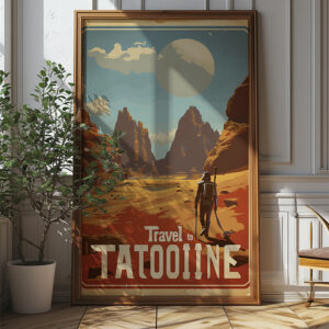 Tatooine Adventure Awaits Travel Poster