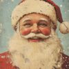 Vintage Christmas Santa Poster - High-resolution Wall Art (300 Dpi, 24x36 Inches)