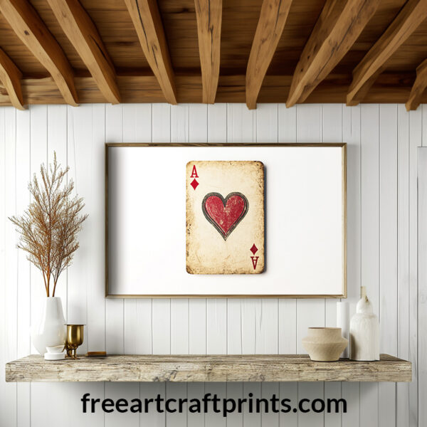 Ace Of Fun - Vintage Playing Card Wall Art