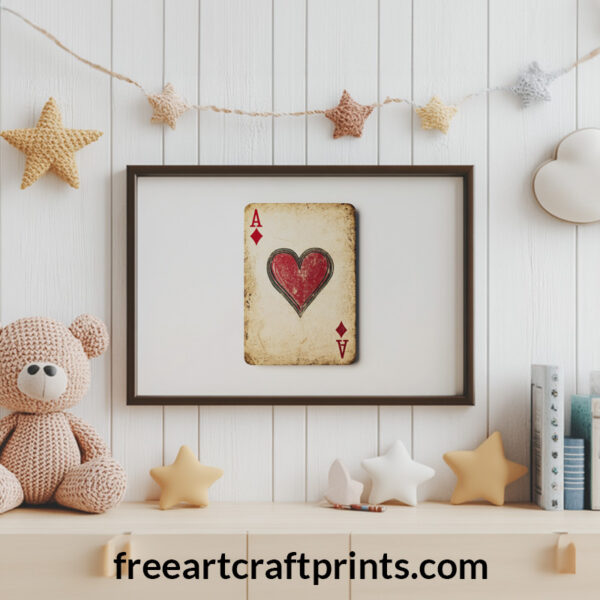 Ace Of Fun - Vintage Playing Card Wall Art