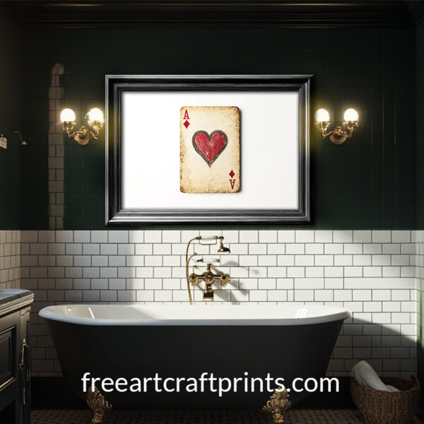 Ace Of Fun - Vintage Playing Card Wall Art