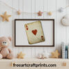 Ace Of Hearts: Vintage Playing Card Art