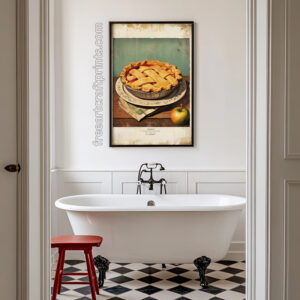 Homestyle Delight: Apple Pie Poster