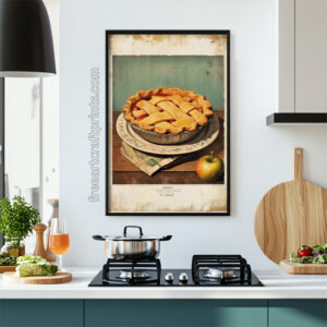 Homestyle Delight: Apple Pie Poster