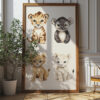 Cuddly Cubs: Safari Animal Poster