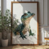 Cutie Croc Baby Room Wall Art