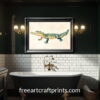 Cuddly Croc Nursery Poster