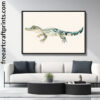 Cuddly Croc Nursery Poster