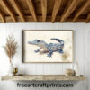 Baby Crocodile Kids Wall Art