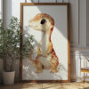 Little Dino Friend: Nursery Art Print