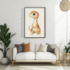 Little Dino Friend: Nursery Art Print