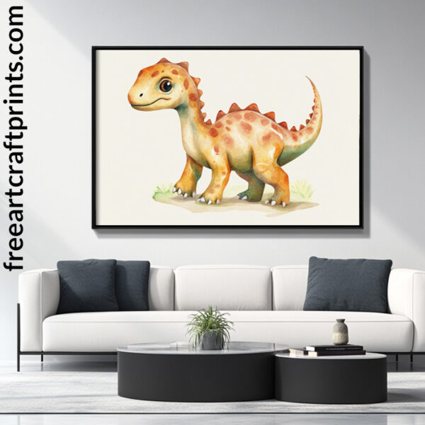 Dino Buddy: Nursery Wall Art