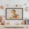 Roar-some Friend: Dino Nursery Poster