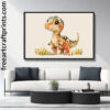 Roar-some Friend: Dino Nursery Poster