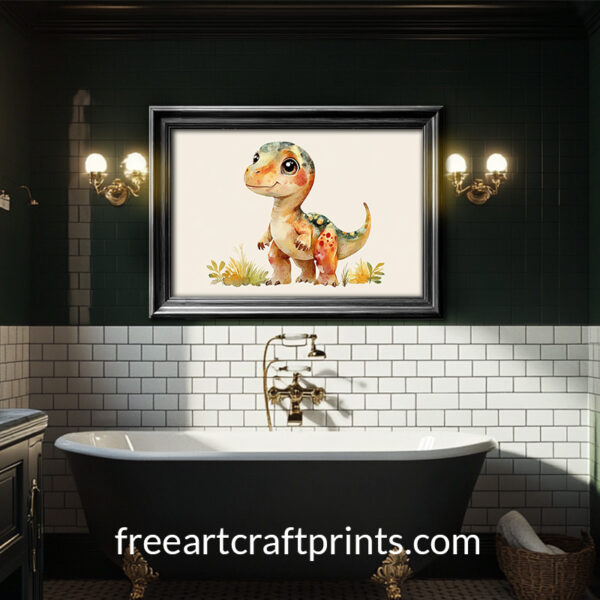 Roar-some Friend: Dino Nursery Poster