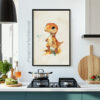 Dino Cuddle: Cute Dinosaur Illustration