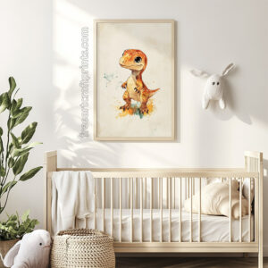 Dino Cuddle: Cute Dinosaur Illustration