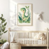 Jurassic Joy: Baby Dinosaur Wall Art