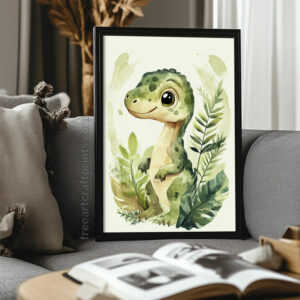 Little Roamer: Cute Dino Poster