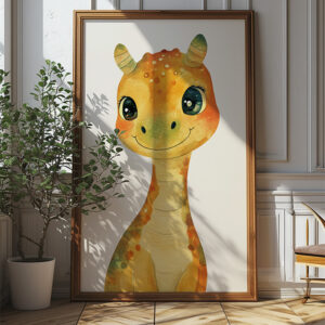 Gentle Giant: Baby Dinosaur Illustration