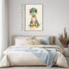 Sweet Hatchling: Baby Dino Wall Art