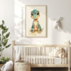 Sweet Hatchling: Baby Dino Wall Art