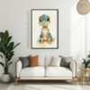 Sweet Hatchling: Baby Dino Wall Art