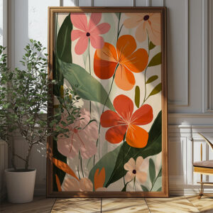 Dreamy Petals Boho Bloom Art