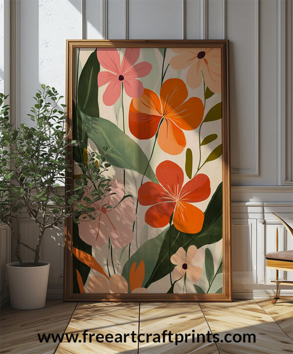 Dreamy Petals Boho Bloom Art