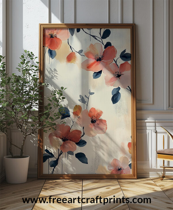 Soft Summer Blossom Boho Art