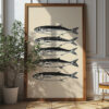 Stacked Sardines Funny Kitchen Decor - Red