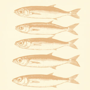 Stacked Sardines Funny Kitchen Decor - Neutral