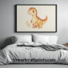 Baby Dinosaur Printable Nursery Poster