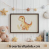 Baby Dinosaur Printable Nursery Poster