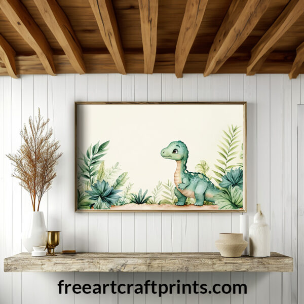 Baby Dinosaur Friend Poster