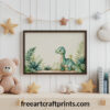 Baby Dinosaur Friend Poster