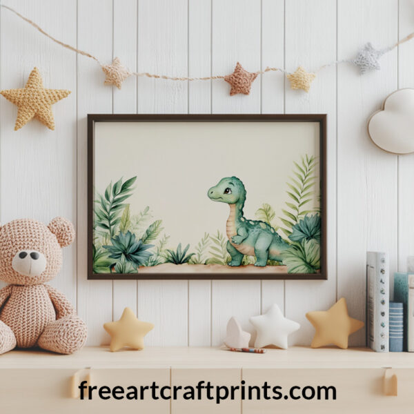 Baby Dinosaur Friend Poster