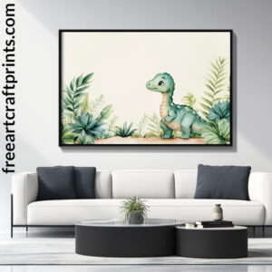 Baby Dinosaur Friend Poster