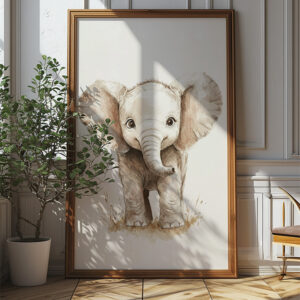 Baby Elephant Wall Art