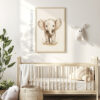 Baby Elephant Nursery Poster