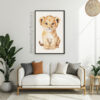 Printable Baby Lion Poster