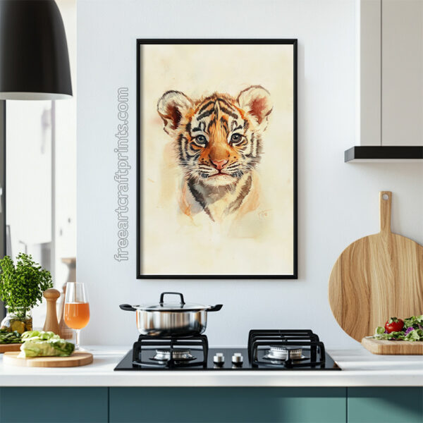 Baby Tiger Poster