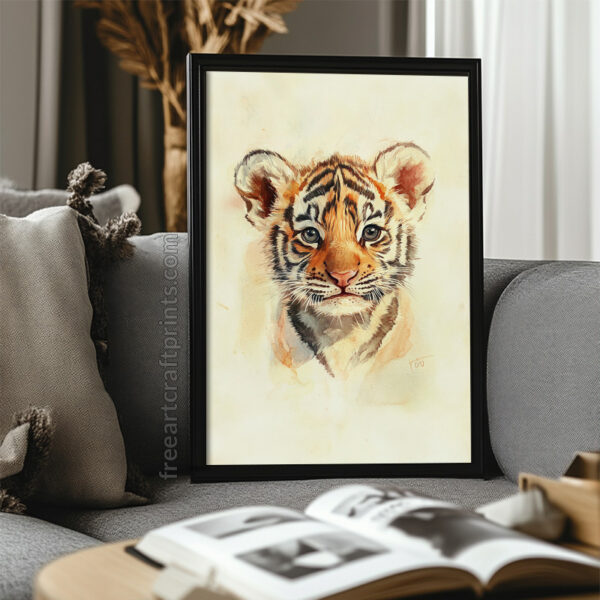 Baby Tiger Poster